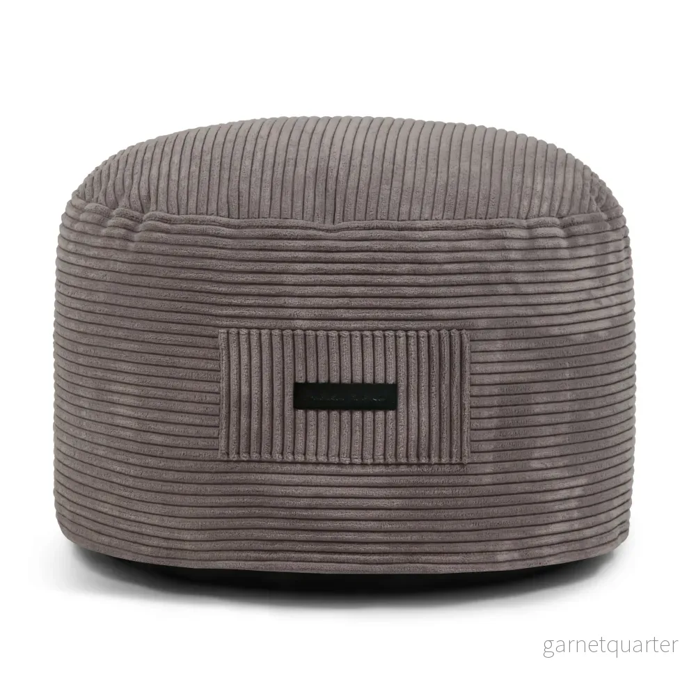Footstool On 60 Waves Dark Grey Footstool On 60 Waves Dark Grey
