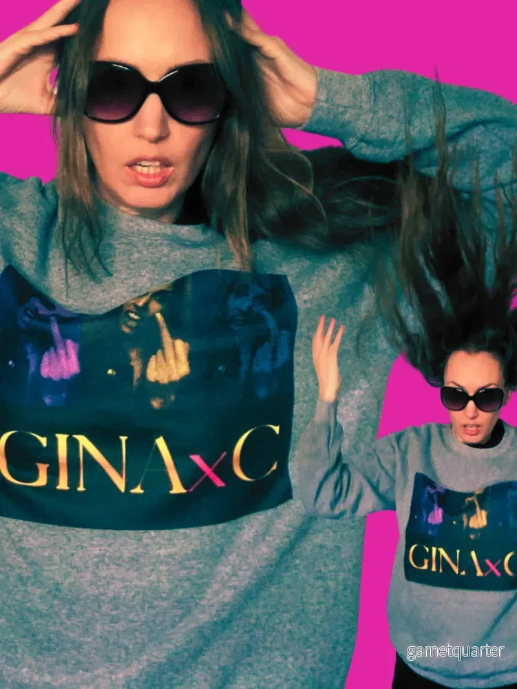 GINAxC – Attitude Color Pop (Triptych) – Unisex Sweatshirt