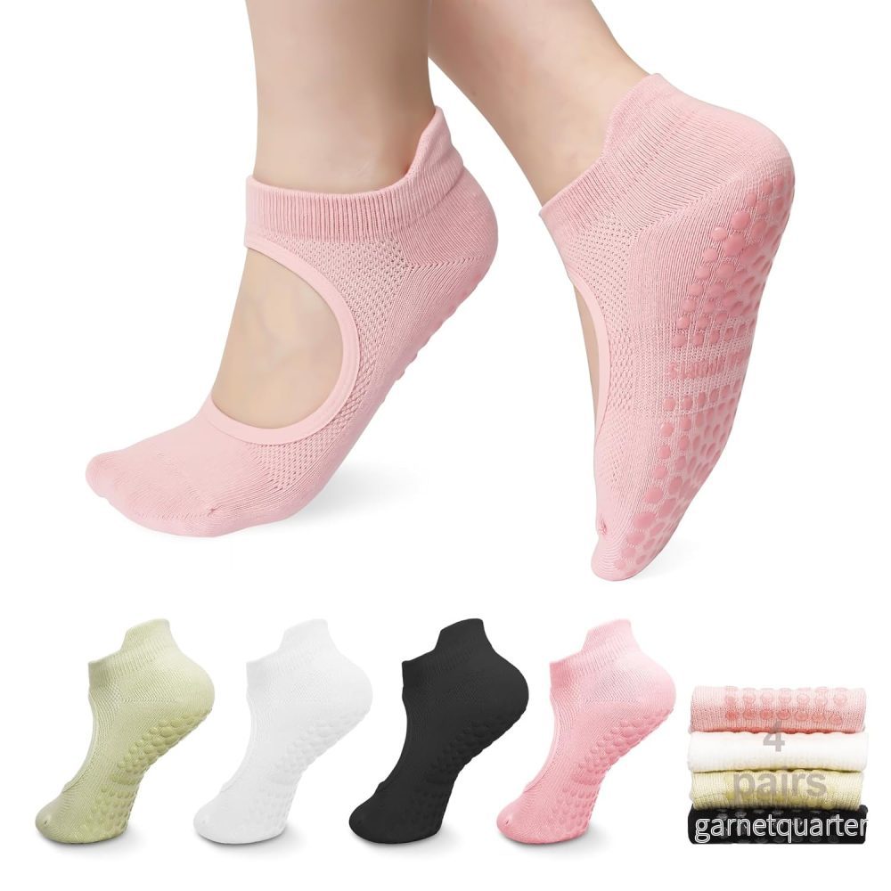 Yoga strømper med antiskrid – Bløde & åndbare futter 35-41 (Onesize) Yoga strømper med antiskrid – Bløde & åndbare futter 35-41 (Onesize)