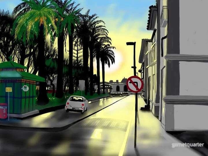 Peter Sternäng – Soluppgång i Tavira Peter Sternäng – Soluppgång i Tavira