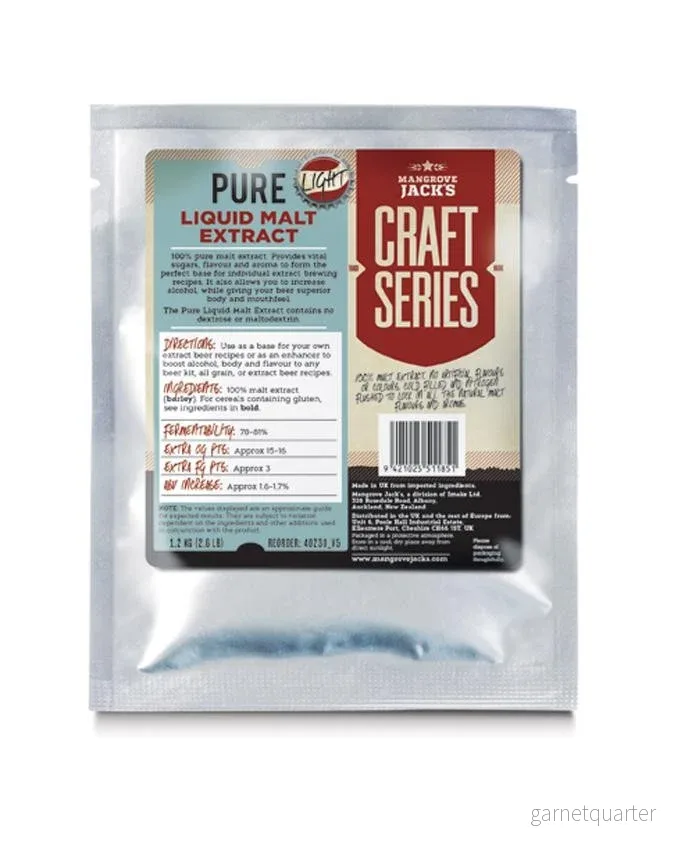 Mangrove Jacks Flytande Maltextrakt ljus 1,2kg Mangrove Jacks Flytande Maltextrakt ljus 1,2kg