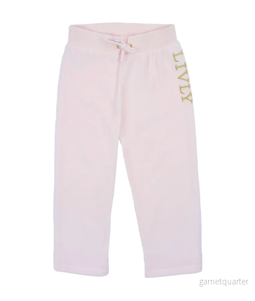 Livly Velour Pink Pants Livly Velour Pink Pants