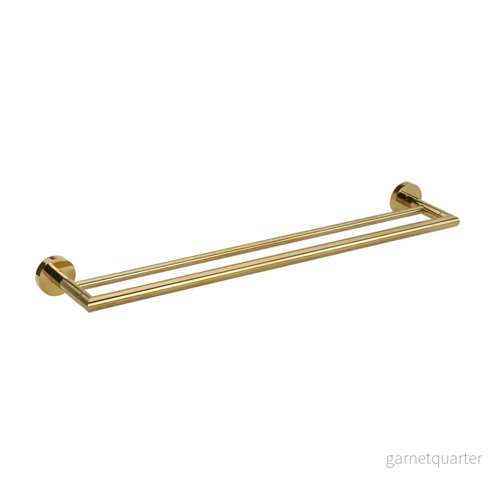 Duschbyggarna Handdukshängare Gold Dubbel Duschbyggarna Handdukshängare Gold Dubbel