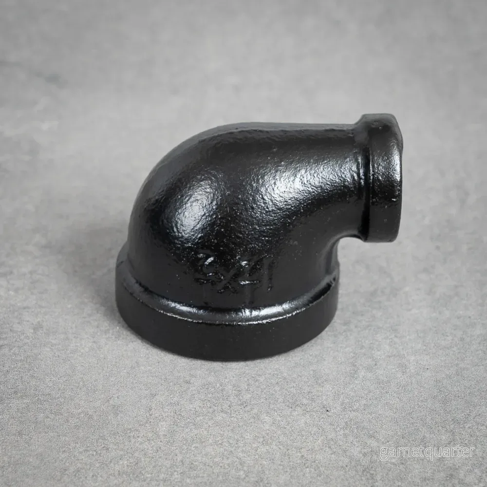 Rörböj 90° - 40 mm - 20 mm - Svartlackerad - Bild 2