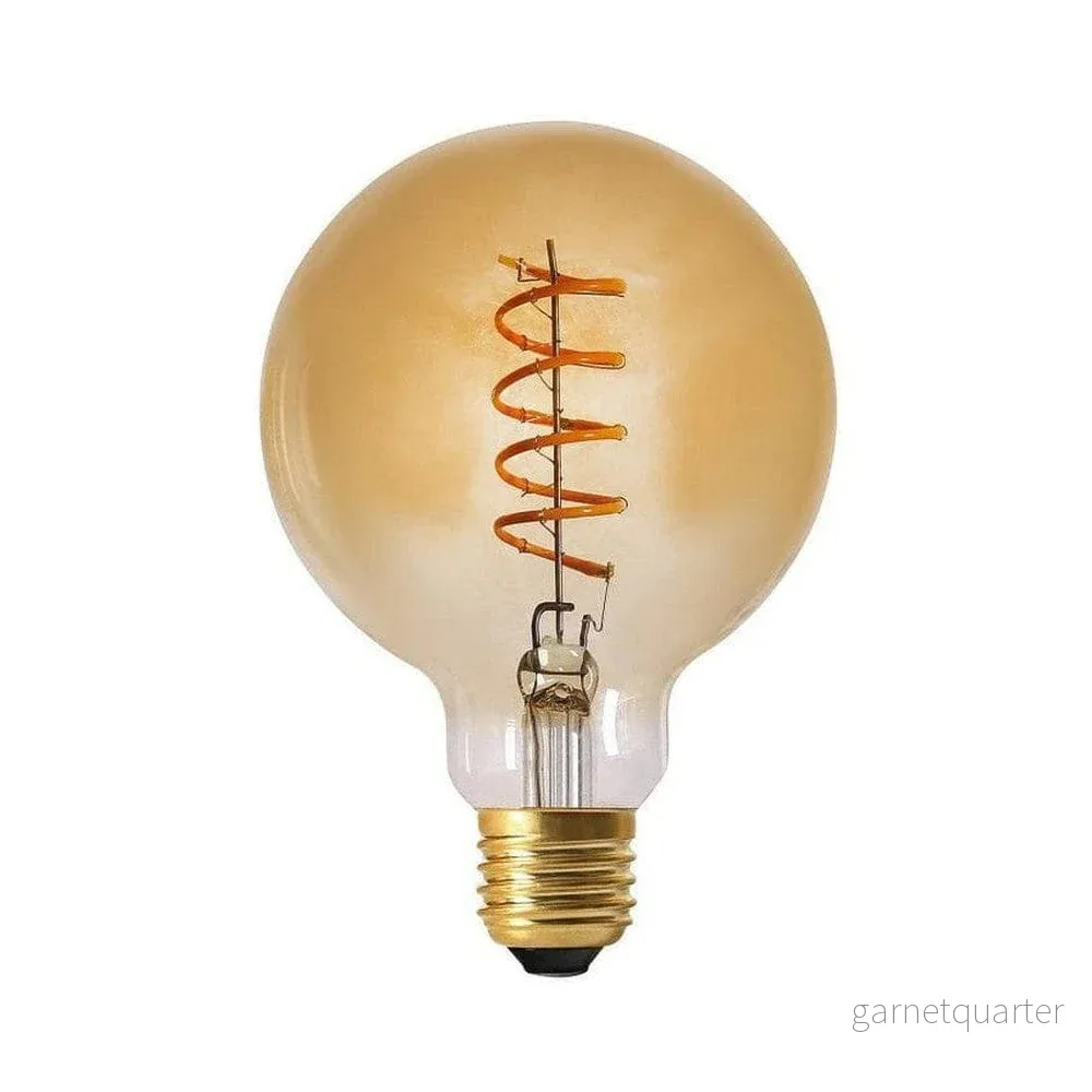 PR Home Ljuskälla Elect Spiral LED Filament E27 Globe PR Home Ljuskälla Elect Spiral LED Filament E27 Globe