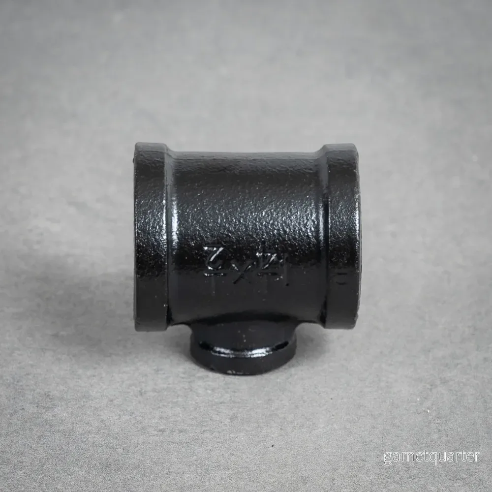 T-koppling / Vinhållare - 40 mm / 20 mm - Svartlackerad - Bild 2