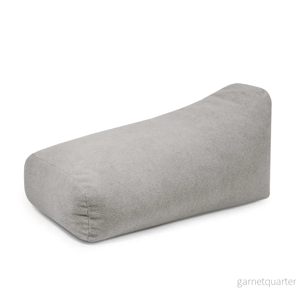 Fåtölj Sittsäck Snug Long 130 Teddy White Grey