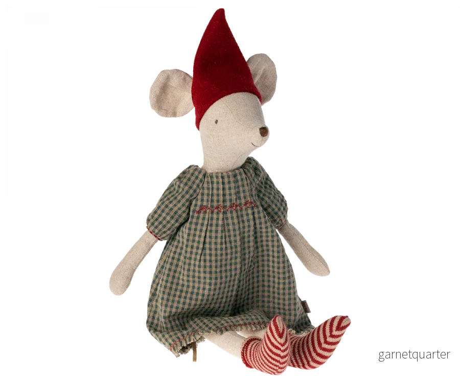 Maileg Christmas Mouse Medium Girl - Bild 2