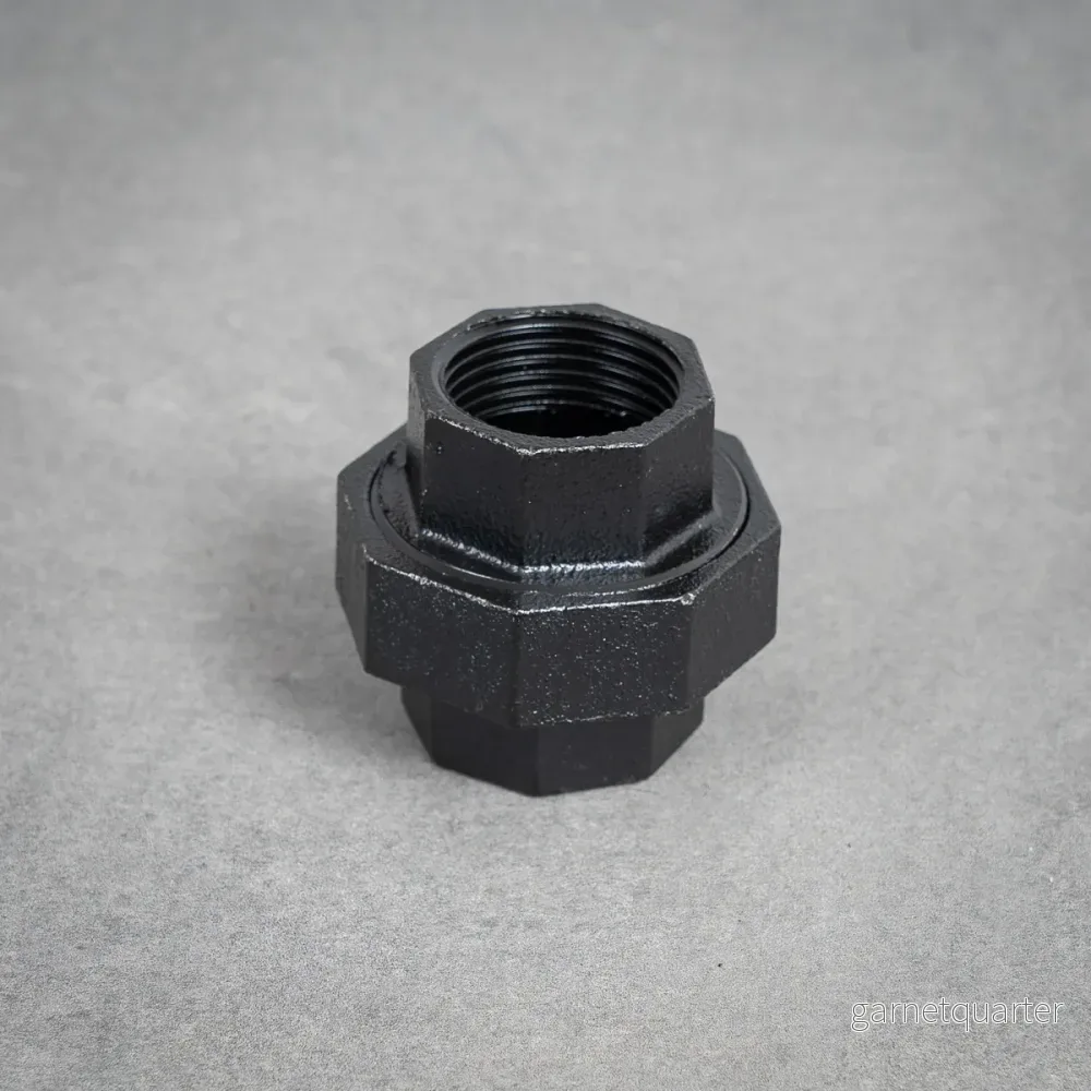 Skarvkoppling – 20 mm – Svartlackerad Skarvkoppling – 20 mm – Svartlackerad