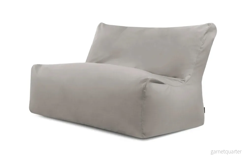 Sittsäck Soffa Seat Colorin White Grey