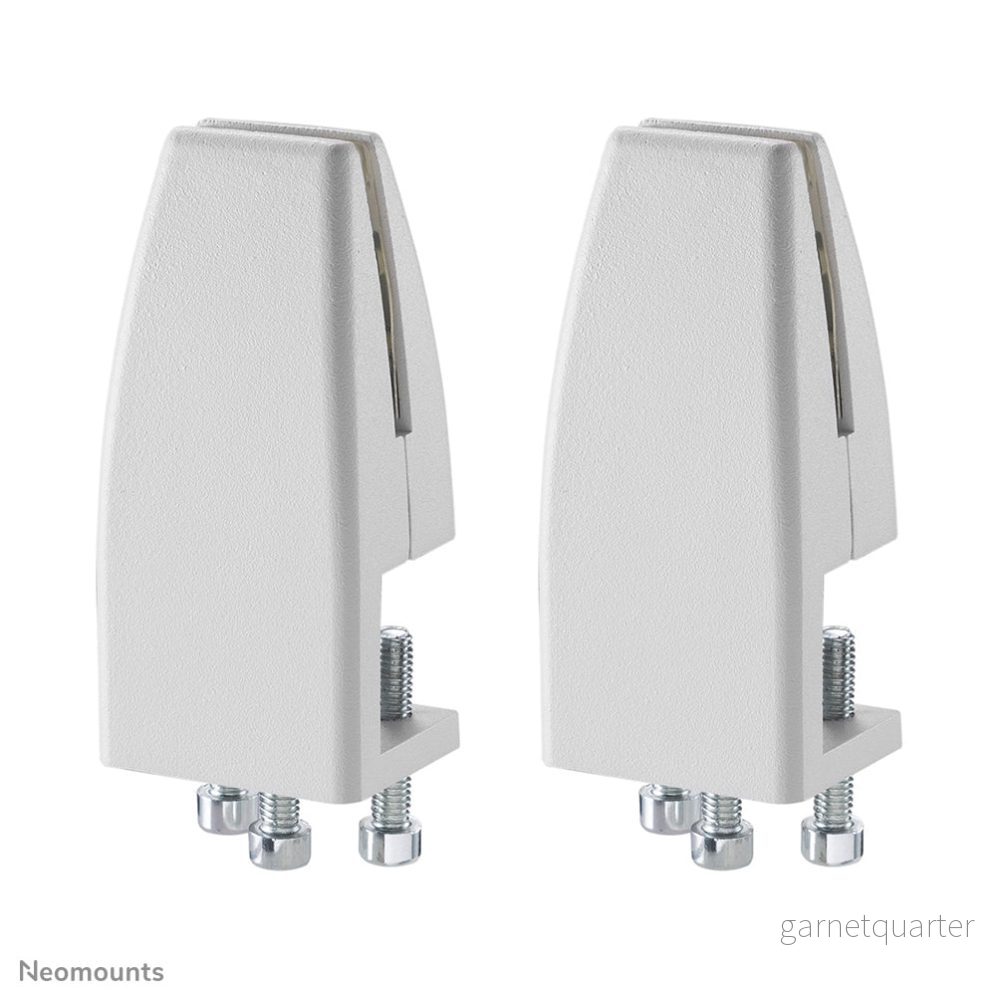 Neomounts skrivbordsklammer set 8-25 mm - Vit