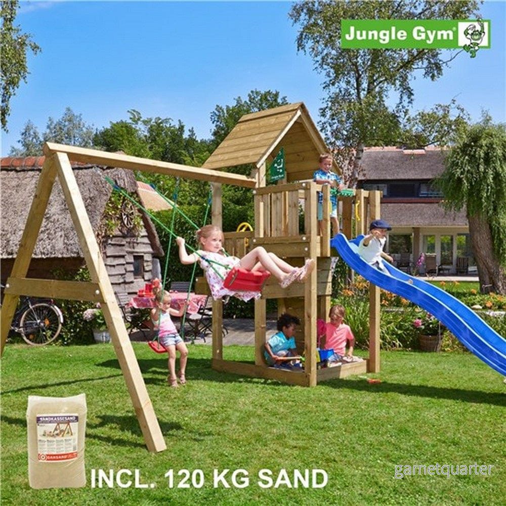 Jungle Gym Lektorn Cubby Swing X´tra Blå Jungle Gym Lektorn Cubby Swing X´tra Blå