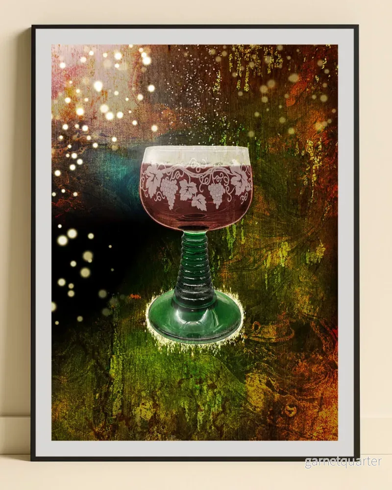 Vinglas 70-tal – Retroposter