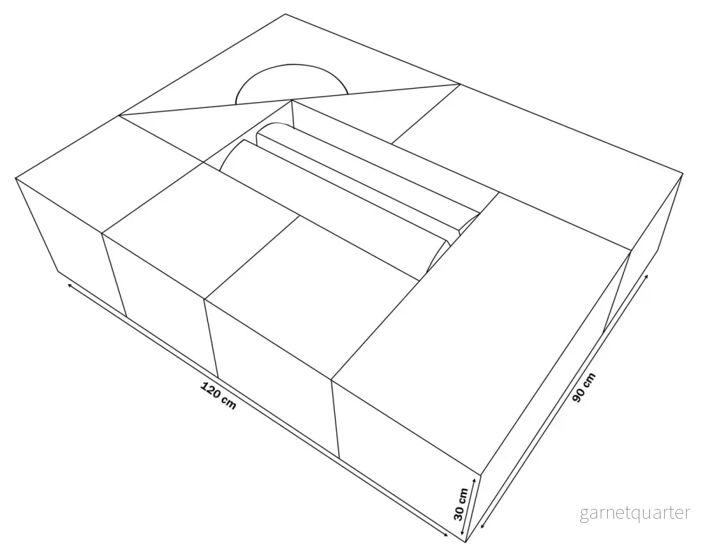 Skumleksaksbyggset med 11 delar. - Bild 2