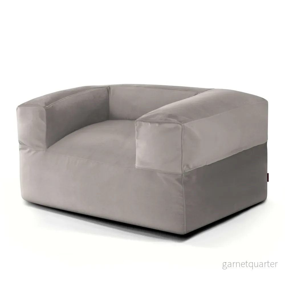Sittsäck MooG Barcelona White Grey