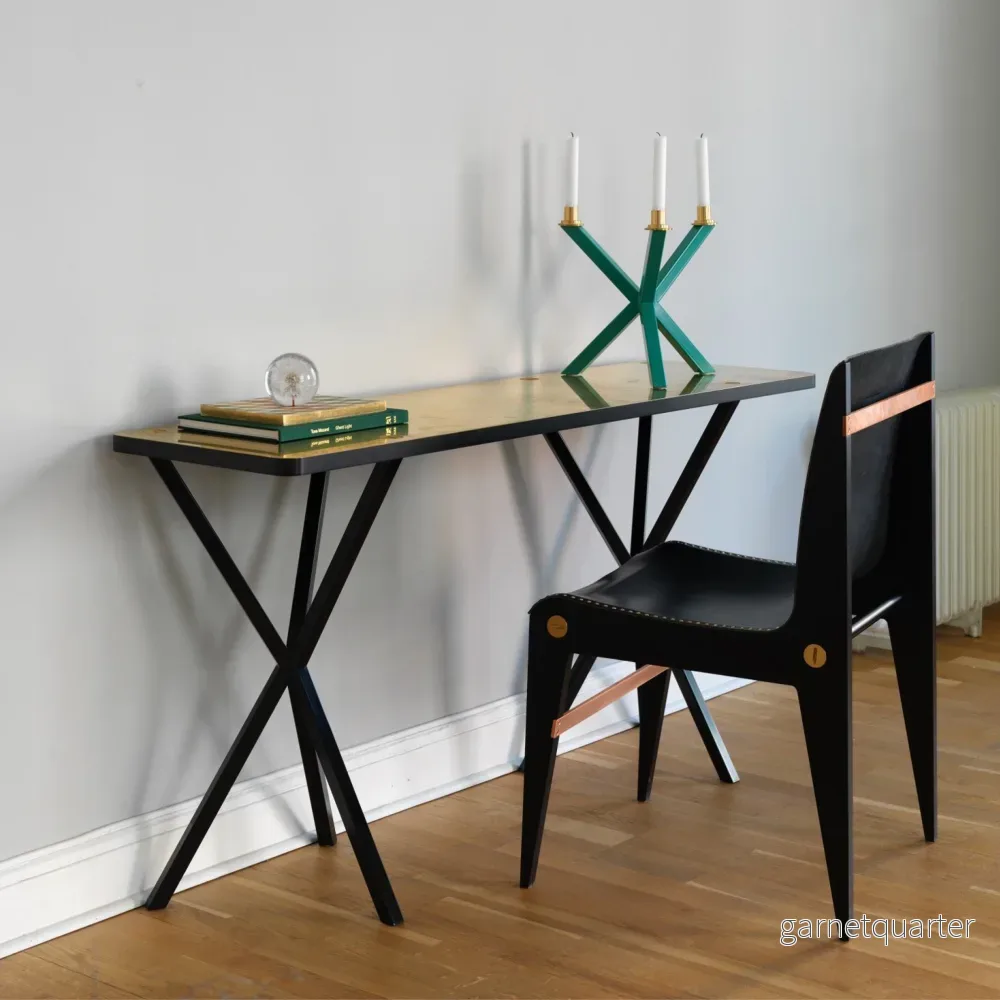 NEB Console Table with Top In Brass NEB Console Table with Top In Brass