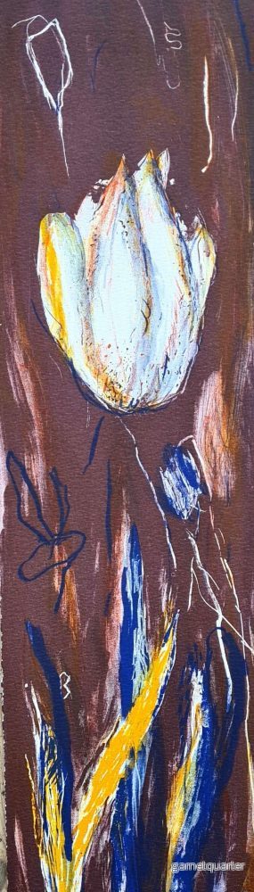 Suzanne Nessim – Vit Tulpan Stilleben – Auktion