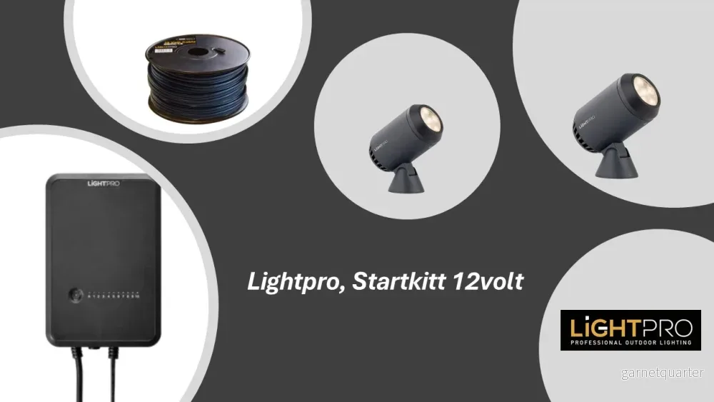 Startkitt Lightpro Small – Trafo, kabel och Castor Startkitt Lightpro Small – Trafo, kabel och Castor