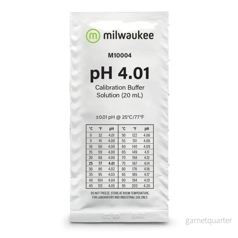 Kalibreringsvätska / buffert pH 4.01 – 20ml (Milwaukee) Kalibreringsvätska / buffert pH 4.01 – 20ml (Milwaukee)
