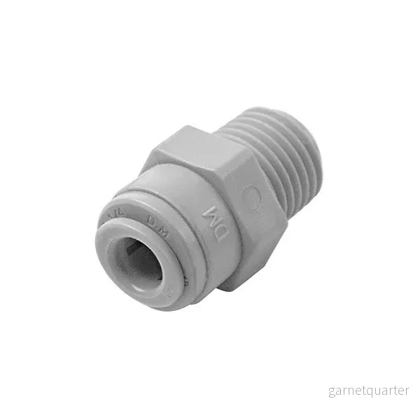 DMfit Straight adaptor 3/8″ OD Tube x 1/4″ NPTF thread DMfit Straight adaptor 3/8″ OD Tube x 1/4″ NPTF thread