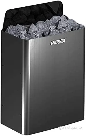 Harvia Wall Black 9,0 kW bastuaggregat utan styrenhet Harvia Wall Black 9,0 kW bastuaggregat utan styrenhet