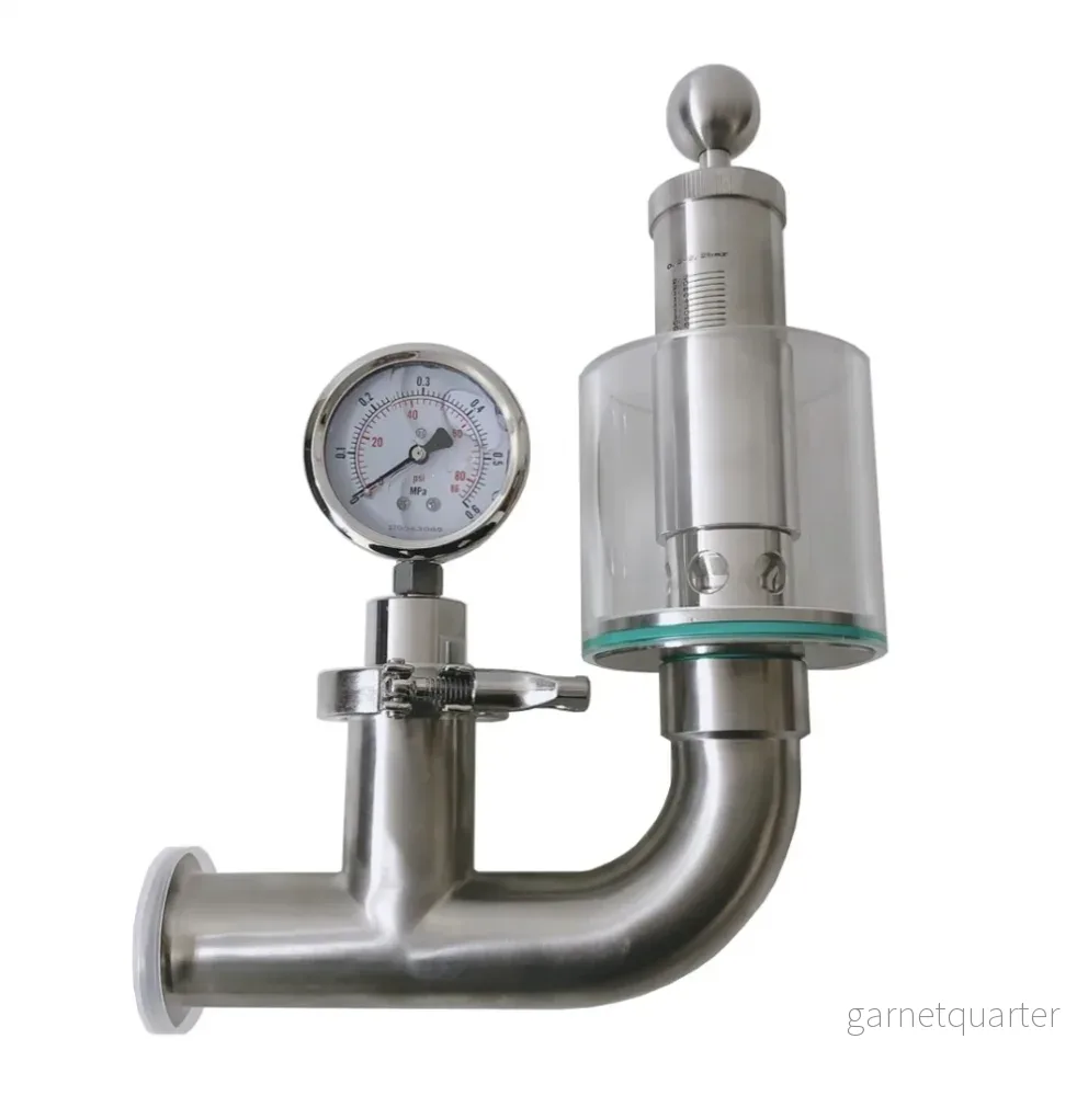 1,5″ Tri-Clamp Spunding Valve med manometer 2,2 bar 1,5″ Tri-Clamp Spunding Valve med manometer 2,2 bar