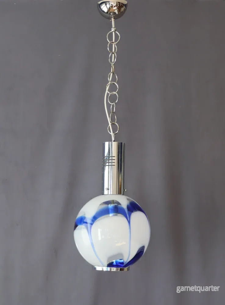 Taklampa  Muranoglas Italiensk 1970-tal Nr A675