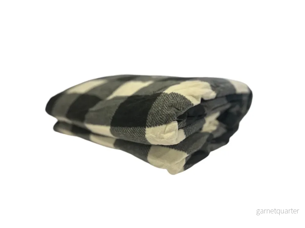 XL-poncho i mjuk babyfleece – multifunktionell poncho och filt i ett GRÅ - Bild 3