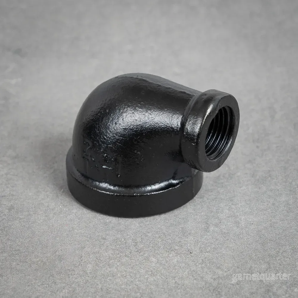 Rörböj 90° - 40 mm - 20 mm - Svartlackerad - Bild 3