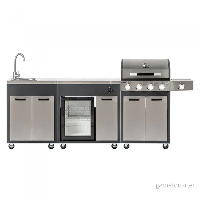 Brenner K4PLUS premium gasolgrill utekök - Bild 3