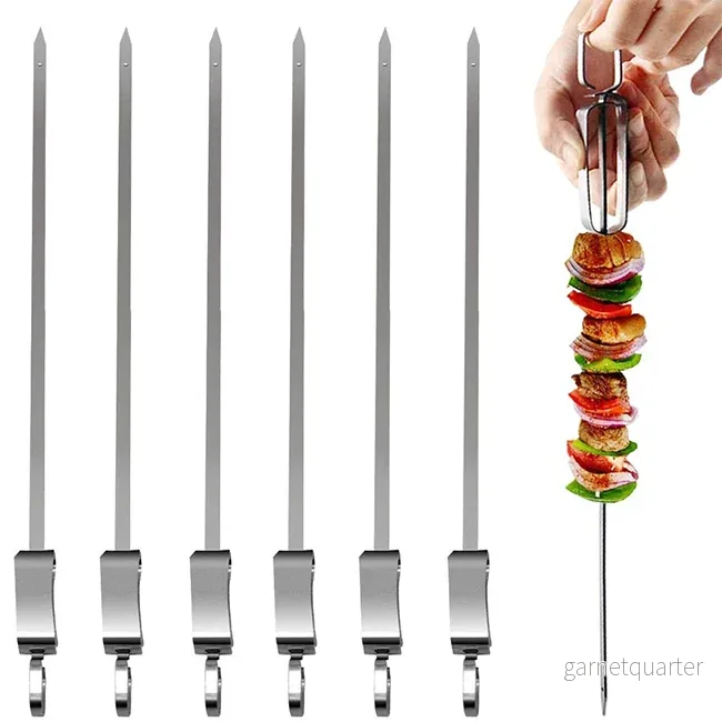 Grillspett – 6 st i Rostfritt Stål - Bild 2