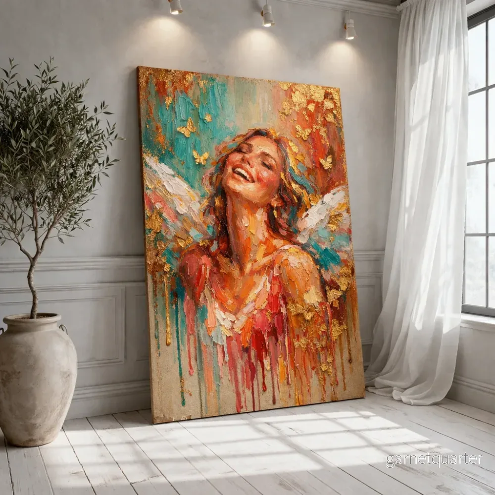 CELISTEA SIENNA - Unik canvas tavla i premium kvalitet – Färgstarkt konstmotiv | Celistea Atelier - Bild 3