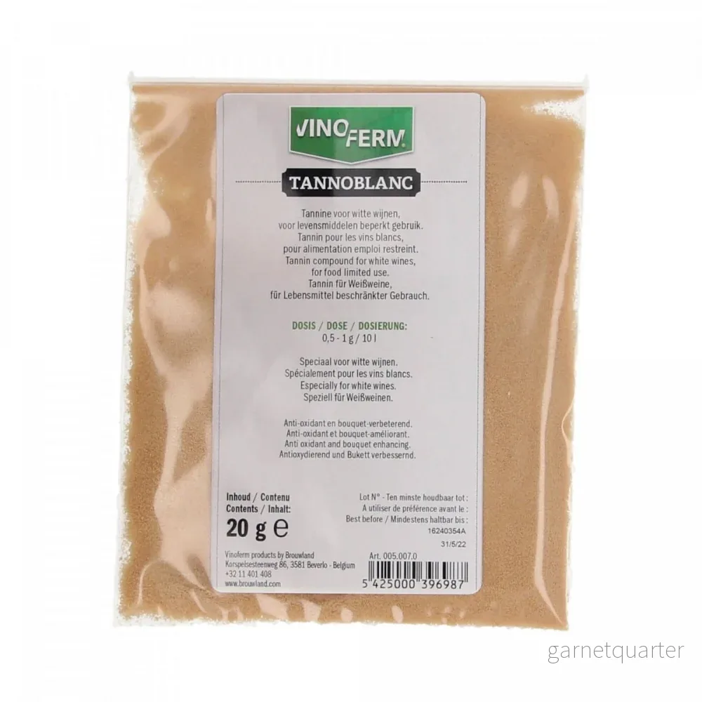 Vinoferm Tannoblanc tanniner 20g Vinoferm Tannoblanc tanniner 20g