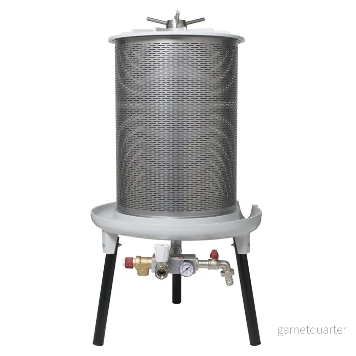Grifo PEW40 Hydropress 40L – Fruktpress i rostfritt stål