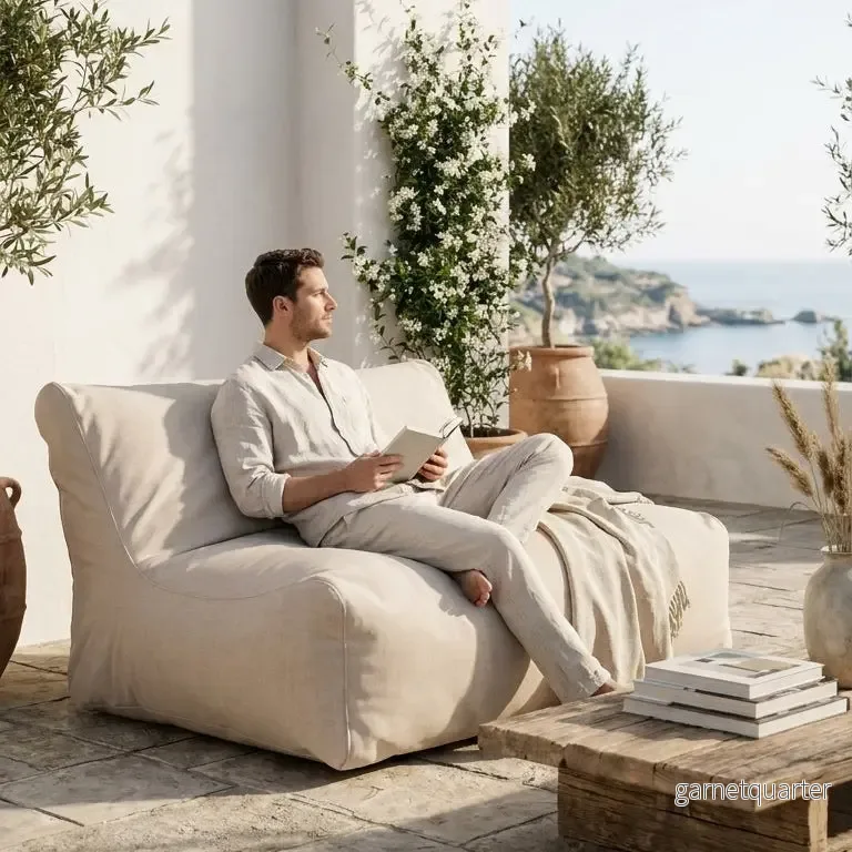 Sittsäck Soffa Lounge Riviera Beige Sittsäck Soffa Lounge Riviera Beige