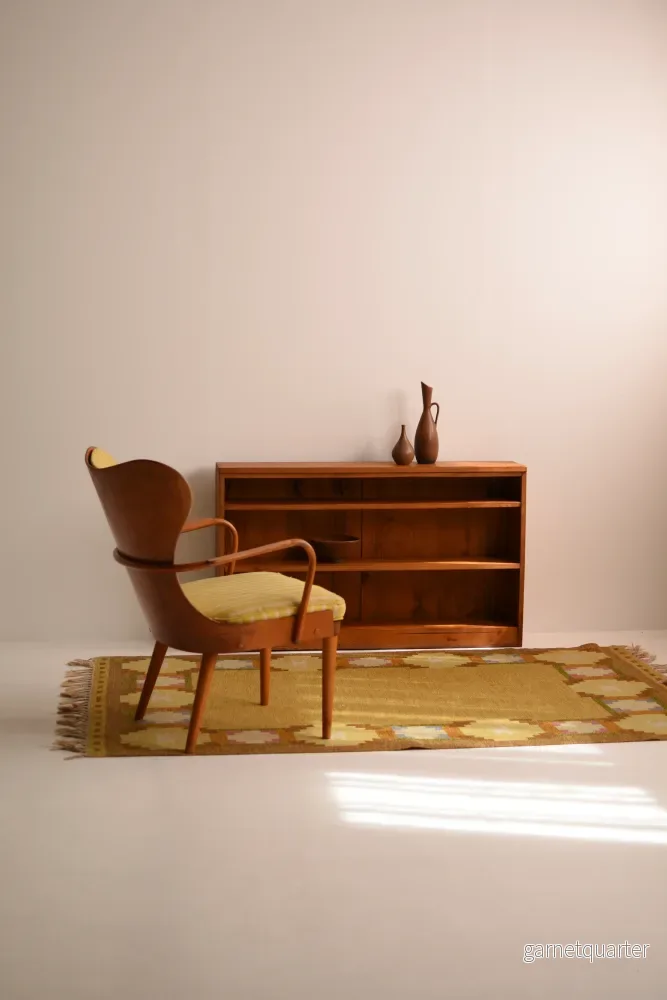 Scandinavian Modern, bokhylla i furu, Sverige, 1940-tal