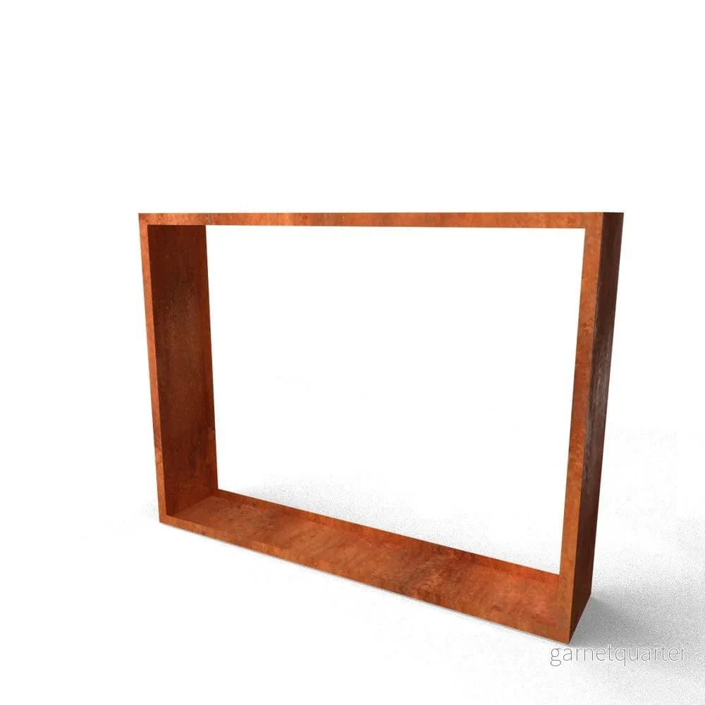 Geroba Vedförvaring Egura Corten 200x38x150cm