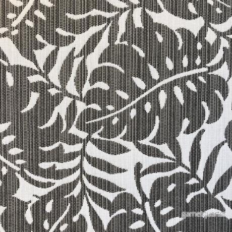 Kudde dynväv 40x40cm, Grå Monstera (grå blad)