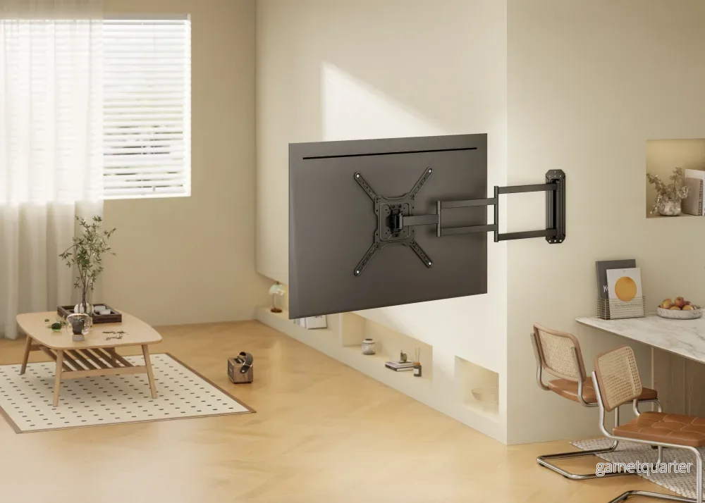 Extra lång Full-Motion TV-väggfäste upp till 65 tum för Samsung | Upp till 95 cm från väggen! | Max VESA 400×400 Extra lång Full-Motion TV-väggfäste upp till 65 tum för Samsung | Upp till 95 cm från väggen! | Max VESA 400×400
