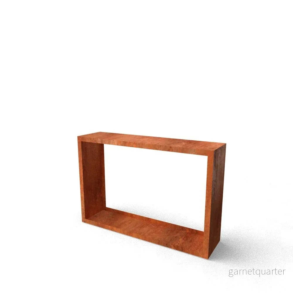 Geroba Vedförvaring Egura Corten 150x38x100cm Geroba Vedförvaring Egura Corten 150x38x100cm