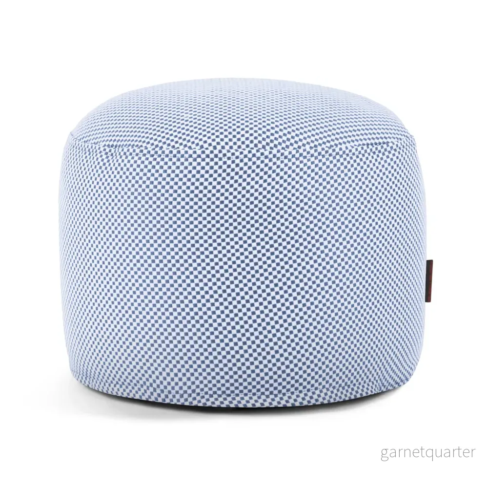 Sittpuff Fotpall Mini Capri Blue