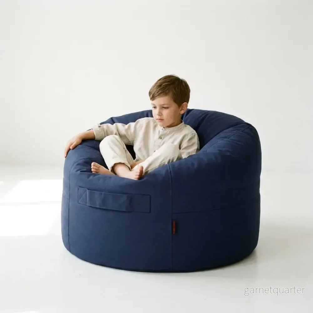 Barnfåtölj Roll 80 Colorin Navy