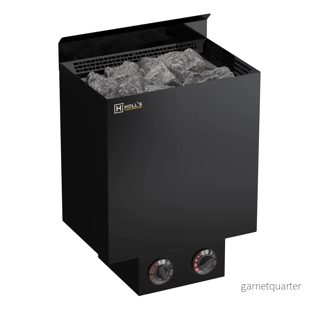 Bastuaggregat HOLL’S VULKANO Black 9 kW Bastuaggregat HOLL’S VULKANO Black 9 kW