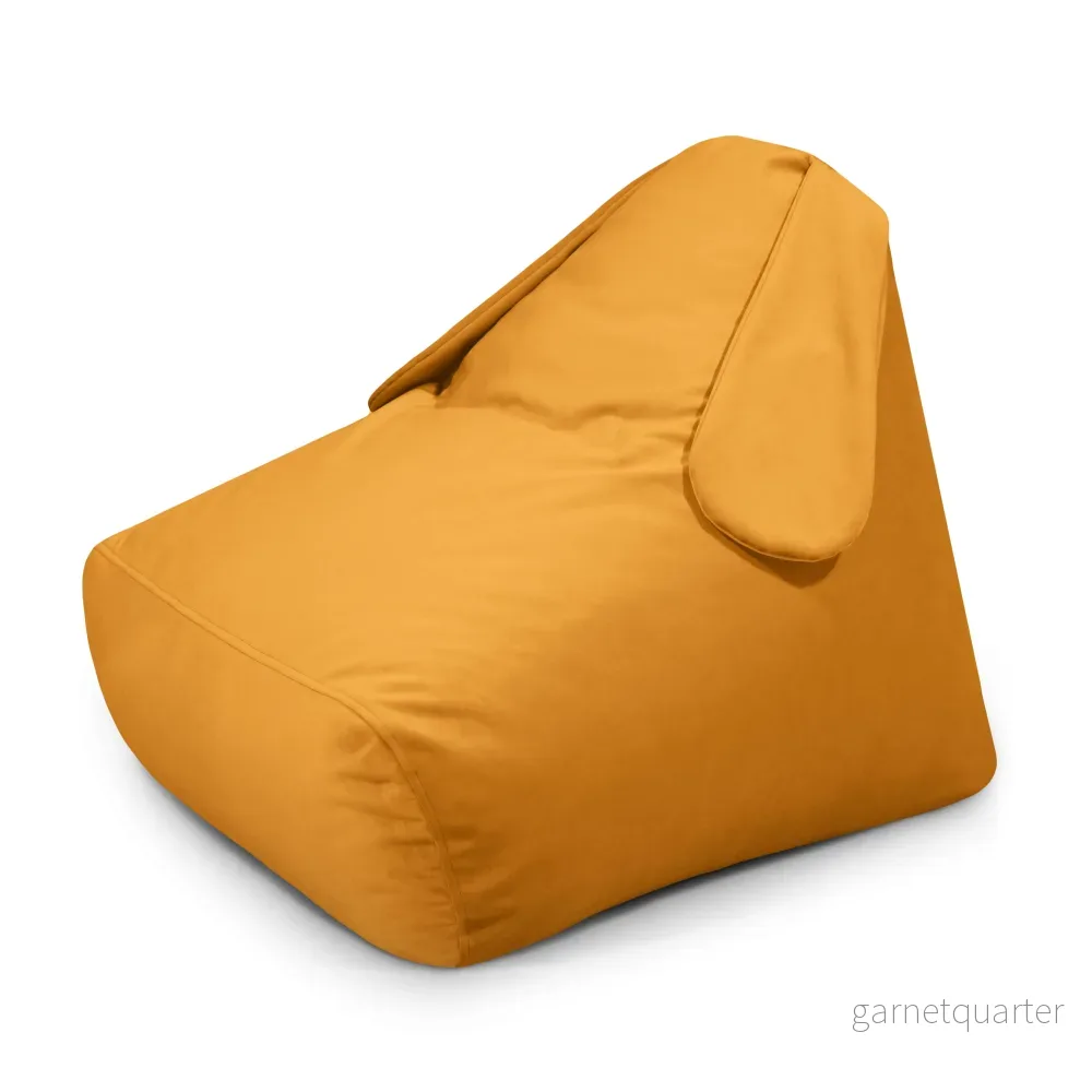 Barnfåtölj Sittsäck Snug 80 Bunny Barcelona Mustard
