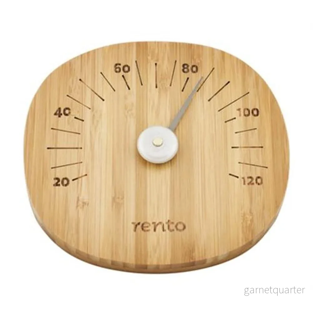 RENTO Bastutermometer Mörk bambu