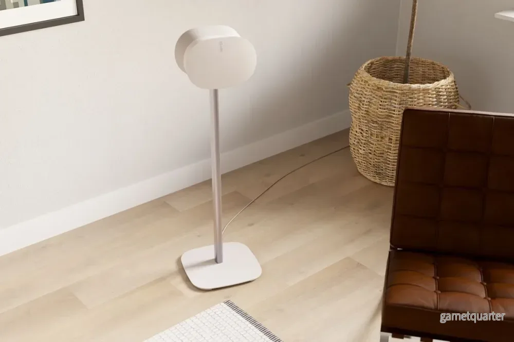Vitt högtalarstativ för Sonos Era 300 – modernt fristående | Vogel’s - Bild 2