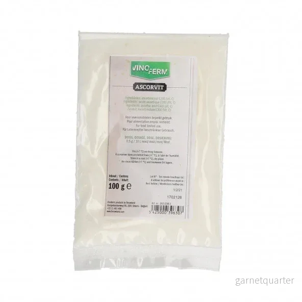 Askorbinsyra – VINOFERM ascorvit 100g (C-vitamin) Askorbinsyra – VINOFERM ascorvit 100g (C-vitamin)