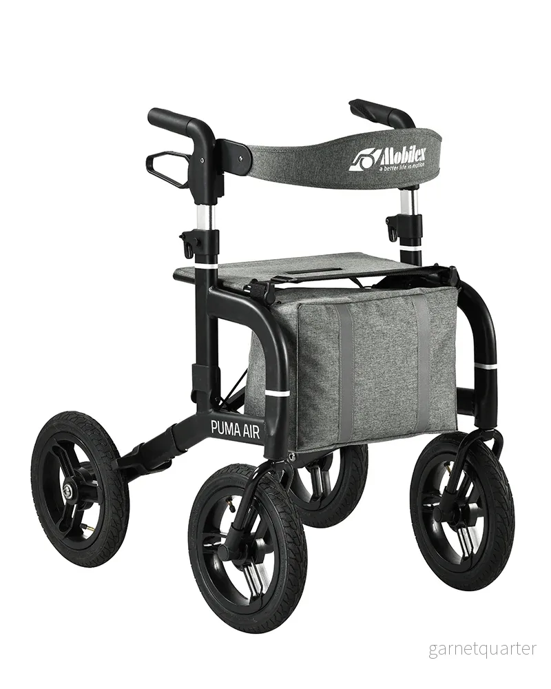 "OFFROAD" Puma Air Rollator - Solid, smart och stabil. 9,8 kg