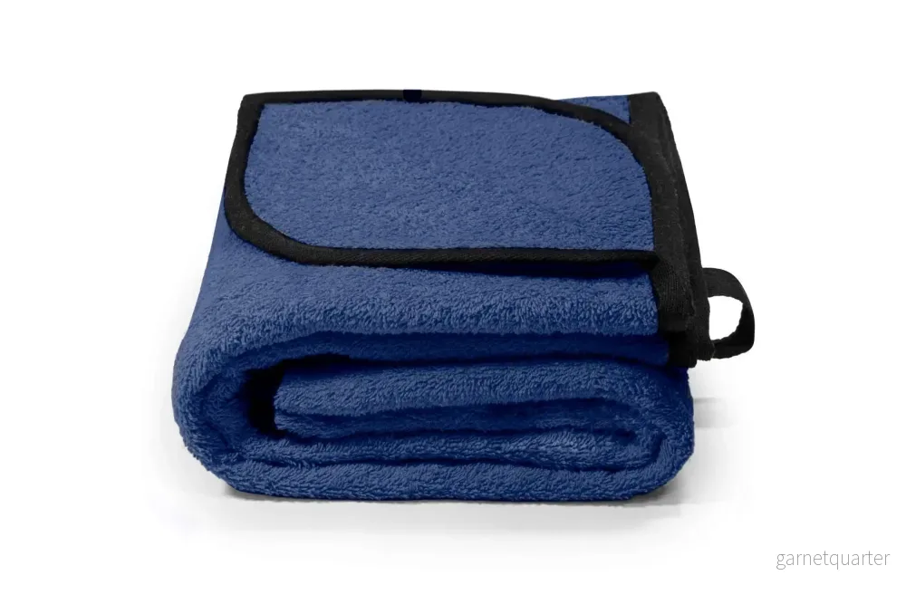 Premium strandhandduk för solsäng och strand Navy 230×95 cm
