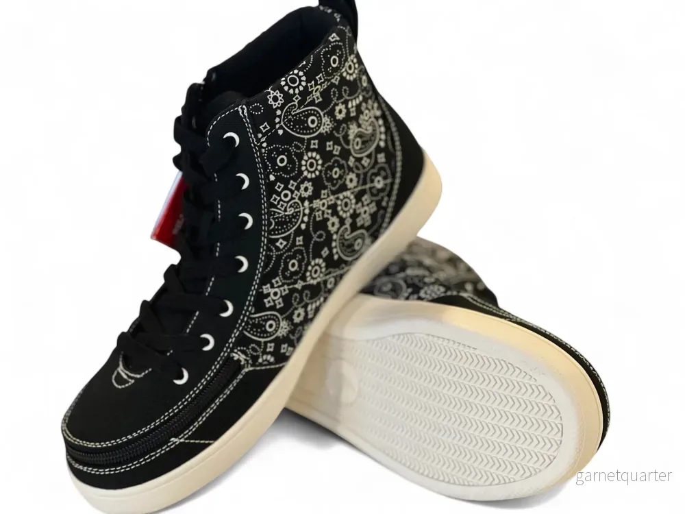 BILLY "Paisley – High Tops" damskor | Breda modell med dragkedja & ankelskydd - Bild 3